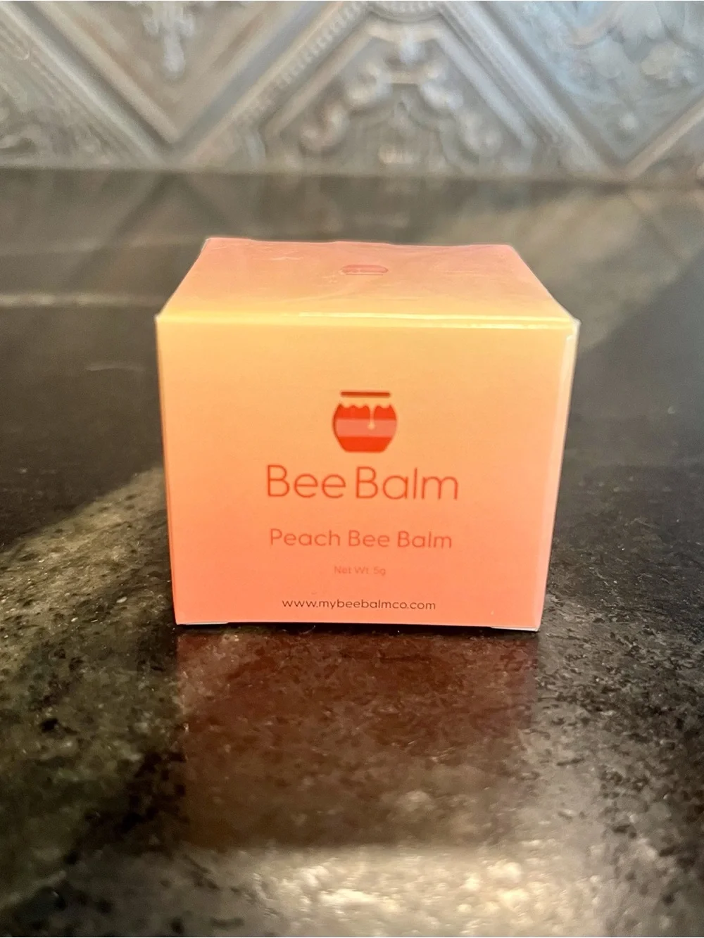 My bee balm peach lip
